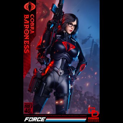 Баронесса  (G.I.Joe Series)  - Коллекционная ФИГУРКА 1/6 scale Cobrа Baroness (GD97009) - GDTOYS