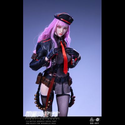 Рапи (Goddess of Victory: NIKKE) - Коллекционная фигурка 1/6 Battle Angel Series Part One Black Fire Mirabelle Rose (BG-001) - POPTOYS x COLOUR STUDIO
