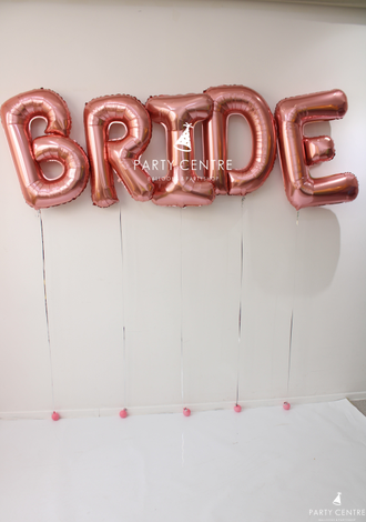 Буквы "Bride"