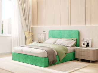 Кровать Darion 160 на 200 (Зеленый)