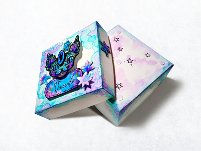 Объёмная подарочная 3Д-коробочка в стиле украшения