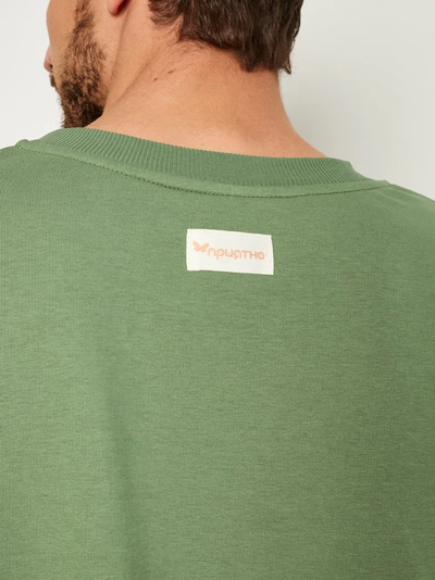 МУЖСКОЙ СВИТШОТ ОЛИВА "ДАРИ"