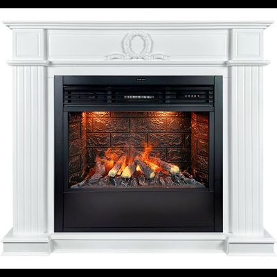 Электрокамин Modena WT с очагом Design B800RF 3D