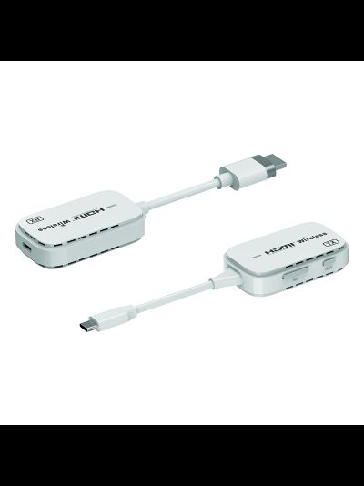DE/VT-WS015 беспроводной HDMI удлинитель  для Full HD HDMI (до 30 м.) вход HDMI или Type-C