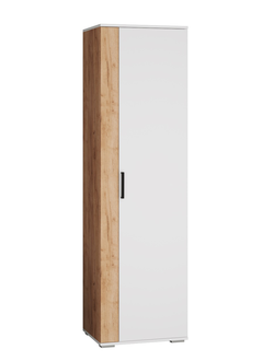 Шкаф для одежды платяной Оскар-18 Белый / Дуб Крафт (ТЭКС)
