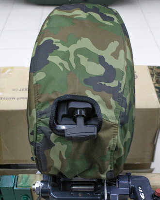 Чехол для капота лодочного мотора Fish3 камуфляж (ткань палатка, внутри флис) на застежке