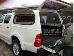 Стальной кунг Sammitr S plus V2 Commercial BirdWing для Toyota Hilux 2010-2011-2012-2013-2014-2015