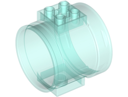 Cylinder Tube, Straight, Trans-Light Blue (49736 / 6286643)