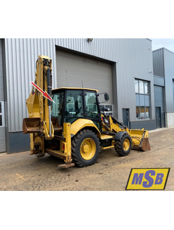 Стекло заднее на Cat 428f2, Cat 432f2, Cat 434f2, Cat 444f2