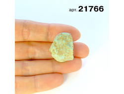 Бирюза натуральная (необработанная) Казахстан арт.21766: 4,7г - 24*18*9мм