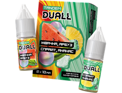 DUALL TANDEM SALT (STRONG) 30ml - ЖВАЧКА / АРБУЗ & СПРАЙТ / АНАНАС