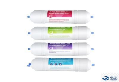 КОМПЛЕКТ ФИЛЬТРОВ ДЛЯ СИСТЕМ RAIFIL 5 ступеней с быстросъемными соединениями 9\11"