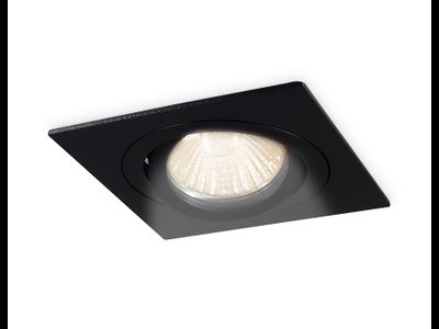 Встраиваемый светильник Ambrella MR16 GU5.3 max11W квадрат повор. черн. 92(80)x28 TECHNO SPOT TN102622 BK