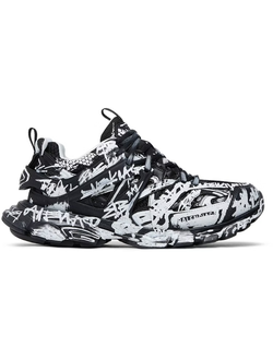 Кроссовки Balenciaga Track Sneaker Graffiti Black White
