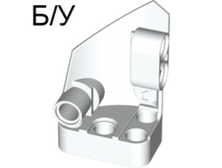 ! Б/У - Technic, Panel Fairing # 2 Small Smooth Short, Side B, White (87086 / 4558874) - Б/У