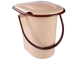 Ведро-туалет 17 л пластмассовое [13325]