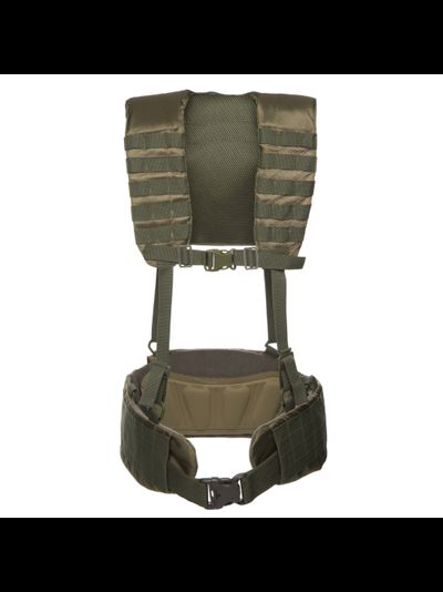 Пояс тактический Варбелт WarBelt CRAB + Лямки тактические от СПК Калибр, цвет ОЛИВА