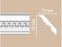 Потолочный плинтус из полиуретана с орнаментом DECOMASTER (Декомастер) - 95810
