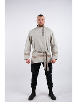 Косоворотка "Сила Духа" ручное ткачество