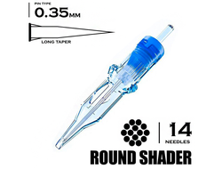 14 RSLT / 0,35mm - Round Shader Long Taper "EMALLA ELIOT"