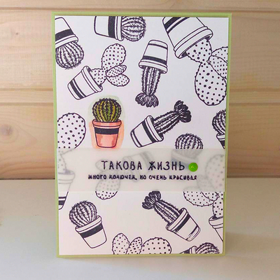 ФП штамп "Кактусы 1"