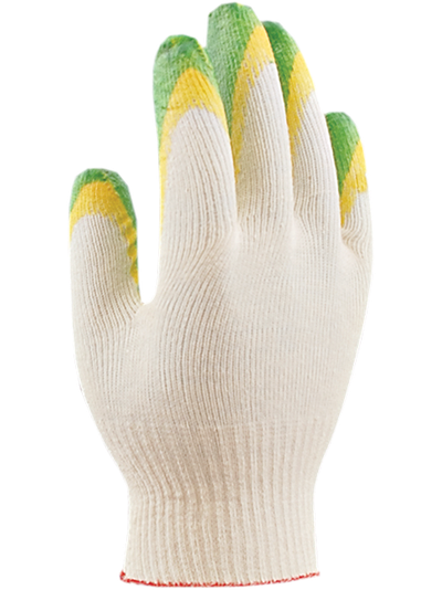 Перчатки Трикотажные с 2-м латексным обливом (10/100 пар упаковка)