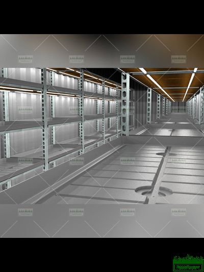 Стационарная камера Терра-Макси (12х2,16х2,06 м.п.) 16 стеллажей