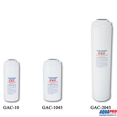 Угольный гранулированный картридж AquaPro GAC-1045  (GAC-10-BB)