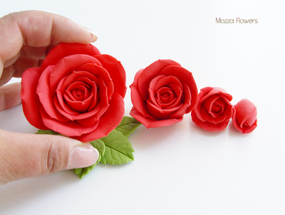 "Красные розы" Набор силиконовых форм