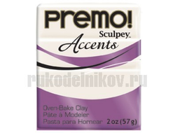 полимерная глина Sculpey Premo! Accents, цвет-pearl 5101(перламутровый), вес-57 грамм