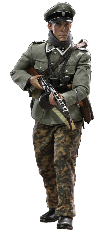 Немецкий командир в зимнем обмундировании - КОЛЛЕКЦИОННАЯ ФИГУРКА 1/6 scale Action figure Fredo - SS-Panzer-Division Das Reich MG42 Gunner Ver C (D80132) - DiD