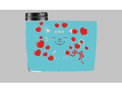 Термокружка для влюбленных, на 14 февраля №4