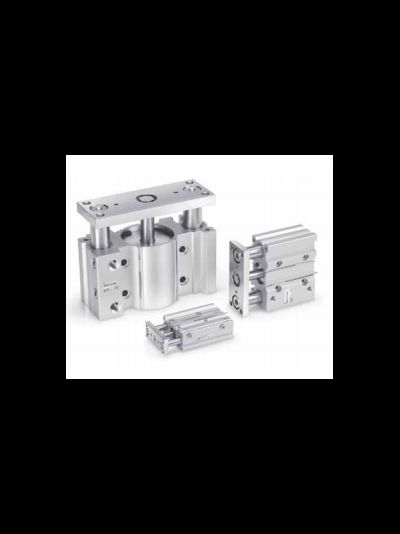 Компактный цилиндр с направляющими MGP