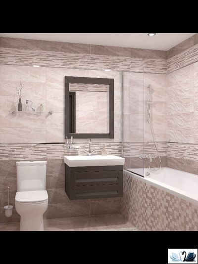 Плитка настенная Laparet Pegas бежевый мозаика 20 х 60 см