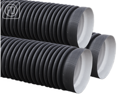 Труба гофрированная двухслойная с раструбом SN8 - SN9 160/136