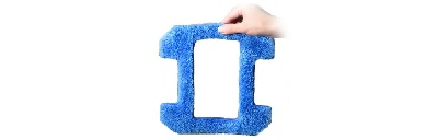 Чистящие салфетки Hobot 268 / 288 / 298 (для сухой чистки) синие (3 шт. в упак)