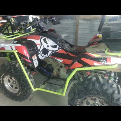 Наклейки на квадроцикл Kawasaki Brute Force 2006 - 2019 #649