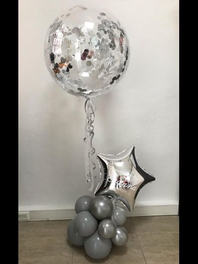 Композиция из воздушных шаров для неё "Блестящий"