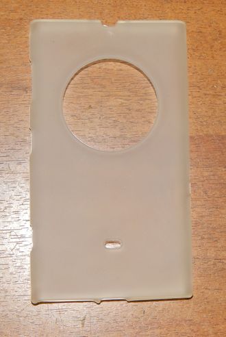 Защитная крышка силиконовая Nokia Lumia 1020 белая