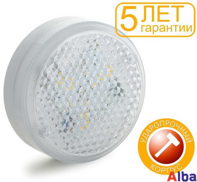 Светильник ЖКХ Alf 6Вт М с датчиком движения