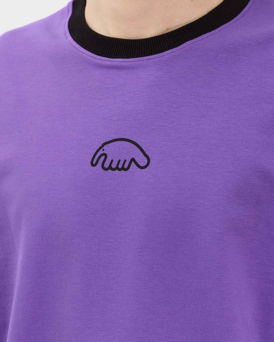 Футболка Оверсайз Anteater Phat Tee 227 Фиолетовая