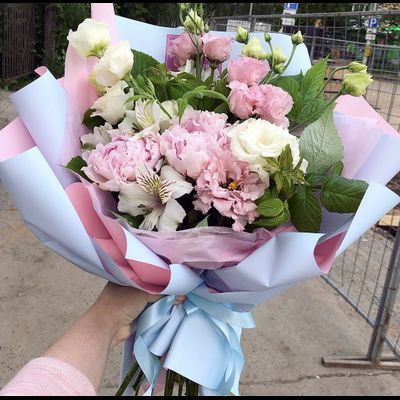 flower frost с пионами