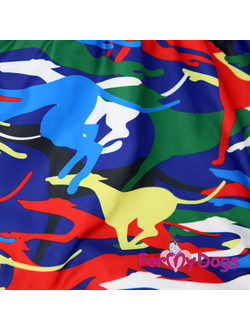 Комбинезон для крупных собак синий