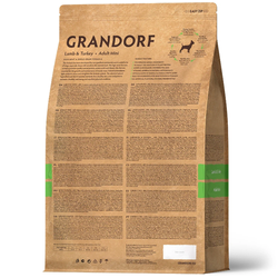 Grandorf (Грандорф): сухой корм для собак мини-пород  Ягненок с индейкой, 1 кг