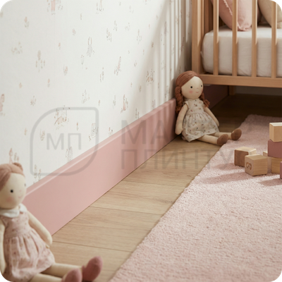 Плинтус Волшебная палочка самоцветы 81мм 2,0м. NCS 2010-R10B. Цвет 408