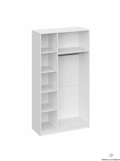 ШК 5 1200 шкаф распашной с антресолью Белый текстурный