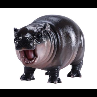 Большой бегемотик Му Денг - Коллекционная ФИГУРКА 1/6 MooDeng Plus Static Animal Model (JXK285) - JXK