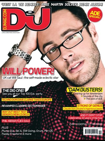 DJ Magazine October 2009 Will Saul Cover, Иностранные журналы в Москве, Intpressshop