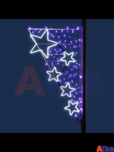 Светодиодная консоль "Звездный занавес", 1,8 м