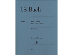 Bach, J.S. 4 Duets BWV 802-805: für Klavier